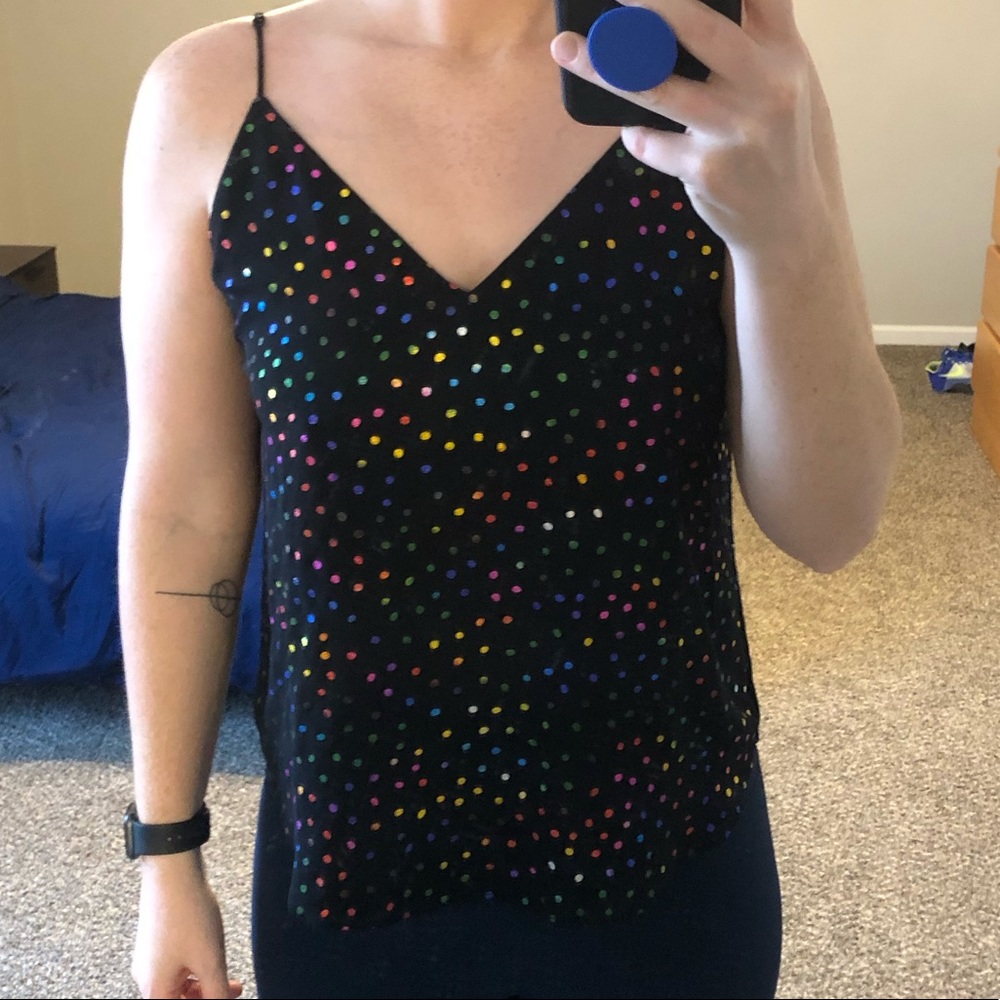 Multicolored dot Downtown Cami EXPRESS